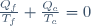\frac{Q_f}{T_f}+\frac{Q_c}{T_c}=0