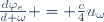 \frac{d\varphi_e}{d \omega} = \frac{c}{4}u_{\omega}