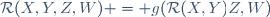 \mathcal{R}(X,Y,Z,W) \ = \ g(\mathcal{R}(X,Y)Z,W)