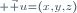 \scriptstyle \vec u=(x,y,z)