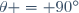 \theta = 90^{\circ}