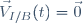 \vec{V}_{I/B}(t)=\vec{0}