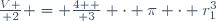 {V \over 2} = {4  \over 3} \cdot \pi \cdot r_1^3