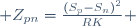  Z_{pn}=\frac{(S_p-S_n)^2}{RK} \,