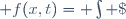  f(x,t)= \int \;I( \omega)e^{j (\omega \cdot t - k \cdot x)} dt \ ; 