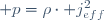  p=\rho\cdot j^2_{eff}