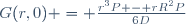 G(r,0) = \frac{r^3P - rR^2P}{6D}