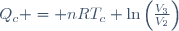 Q_c = nRT_c \ln\left(\frac{V_3}{V_2}\right)