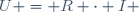 U = R \cdot I \,