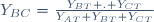 Y_{BC}=\frac{Y_{BT} . Y_{CT}}{Y_{AT}+Y_{BT}+Y_{CT}}