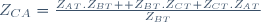 Z_{CA}=\frac{Z_{AT}.Z_{BT}+ Z_{BT}.Z_{CT}+Z_{CT}.Z_{AT}}{Z_{BT}}