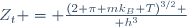 Z_t \ = \ {(2 \pi mk_B T)^{3/2} \over {h^3}}