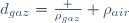 d_{gaz}=\frac {\rho_{gaz}} {\rho_{air}}