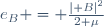 e_B = \frac{|\boldsymbol B|^2}{2 \mu}