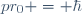pr_0 = \hbar