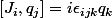 [J_i,q_j]=i\epsilon_{ijk}q_k