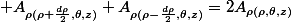 \\ A_{\rho(\rho+\frac{d\rho}{2},\theta,z)}+A_{\rho(\rho-\frac{d\rho}{2},\theta,z)}=2A_{\rho(\rho,\theta,z)}