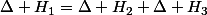 \Delta H_{1}=\Delta H_{2}+\Delta H_{3}