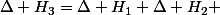 \Delta H_{3}=\Delta H_{1}+\Delta H_{2} 