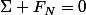 \Sigma F_N=0