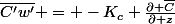 \bar{C'w'} = -K_c \frac{\partial \bar{C}}{\partial z}