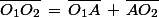 \bar{O_1O_2}\,=\,\bar{O_1A}\,+\,\bar{AO_2}