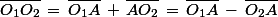 \bar{O_1O_2}\,=\,\bar{O_1A}\,+\,\bar{AO_2}\,=\,\bar{O_1A}\,-\,\bar{O_2A}