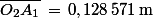 \bar{O_2A_1}\,=\,0,128\,571\,\rm{m}