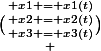 \bigl(\begin{smallmatrix} x1 = x1(t)\\ x2 = x2(t)\\ x3 = x3(t)\\ \end{smallmatrix}\bigr)
