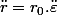 \ddot{r}=r_{0}.\ddot{\varepsilon}