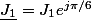 \displaystyle{\underline{J_1}=J_1e^{j\pi/6}