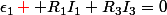 \epsilon_1\red+\normalcolor R_1I_1+R_3I_3=0