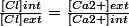 \frac{[Cl]int}{[Cl]ext}=\frac{[Ca2+]ext}{[Ca2+]int}