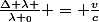 \frac{\Delta \lambda }{\lambda _{0}} = \frac{v}{c}
