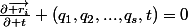 \frac{\partial\vec{ r_i}}{\partial t} (q_1,q_2,...,q_s,t)=0