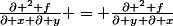 \frac{\partial ^2 f}{\partial x \partial y} = \frac{\partial ^2 f}{\partial y \partial x}