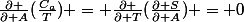 \frac{\partial }{\partial A}(\frac{C_a}{T}) = \frac{\partial }{\partial T}(\frac{\partial S}{\partial A}) = 0