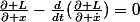 \frac{\partial L}{\partial x}-\frac{d}{dt}(\frac{\partial L}{\partial \dot{x}})=0