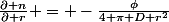 \frac{\partial n}{\partial r} = -\frac{\phi}{4 \pi D r^{2}}