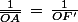 \large \frac{1}{\bar{OA'}}\;-\;\frac{1}{\bar{OA}}\,=\,\frac{1}{OF'}