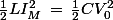\frac{1}{2}LI_M^2\,=\,\frac{1}{2}CV_0^2