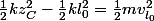 \frac{1}{2}kz_C^2-\frac{1}{2}kl_0^2=\frac{1}{2}mv_{l_0}^2