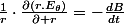 \frac{1}{r}\cdot\frac{\partial\left(r.E_{\theta}\right)}{\partial r}=-\frac{dB}{dt}