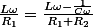 \frac{L\omega}{R_1}=\frac{L\omega-\frac{1}{C\omega}}{R_1+R_2}