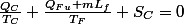 \frac{Q_{C}}{T_{C}}+\frac{Q_{Fu}+mL_{f}}{T_{F}}+S_{C}=0