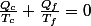 \frac{Q_{c}}{T_{c}}+\frac{Q_{f}}{T_{f}}=0