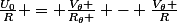 \frac{U_0}{R} = \frac{V_\theta }{R_\theta } - \frac{V_\theta }{R}