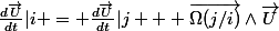 \frac{d\vec{U}}{dt}|i = \frac{d\vec{U}}{dt}|j + \vec{\Omega(j/i)}\wedge\vec{U}