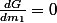 \frac{dG}{dm_1}=0
