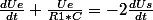\frac{dUe}{dt}+\frac{Ue}{R1*C}=-2\frac{dUs}{dt}